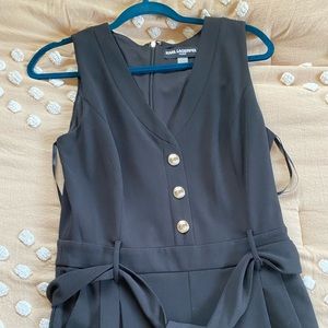 Karl lagerfield jumpsuit with buttons